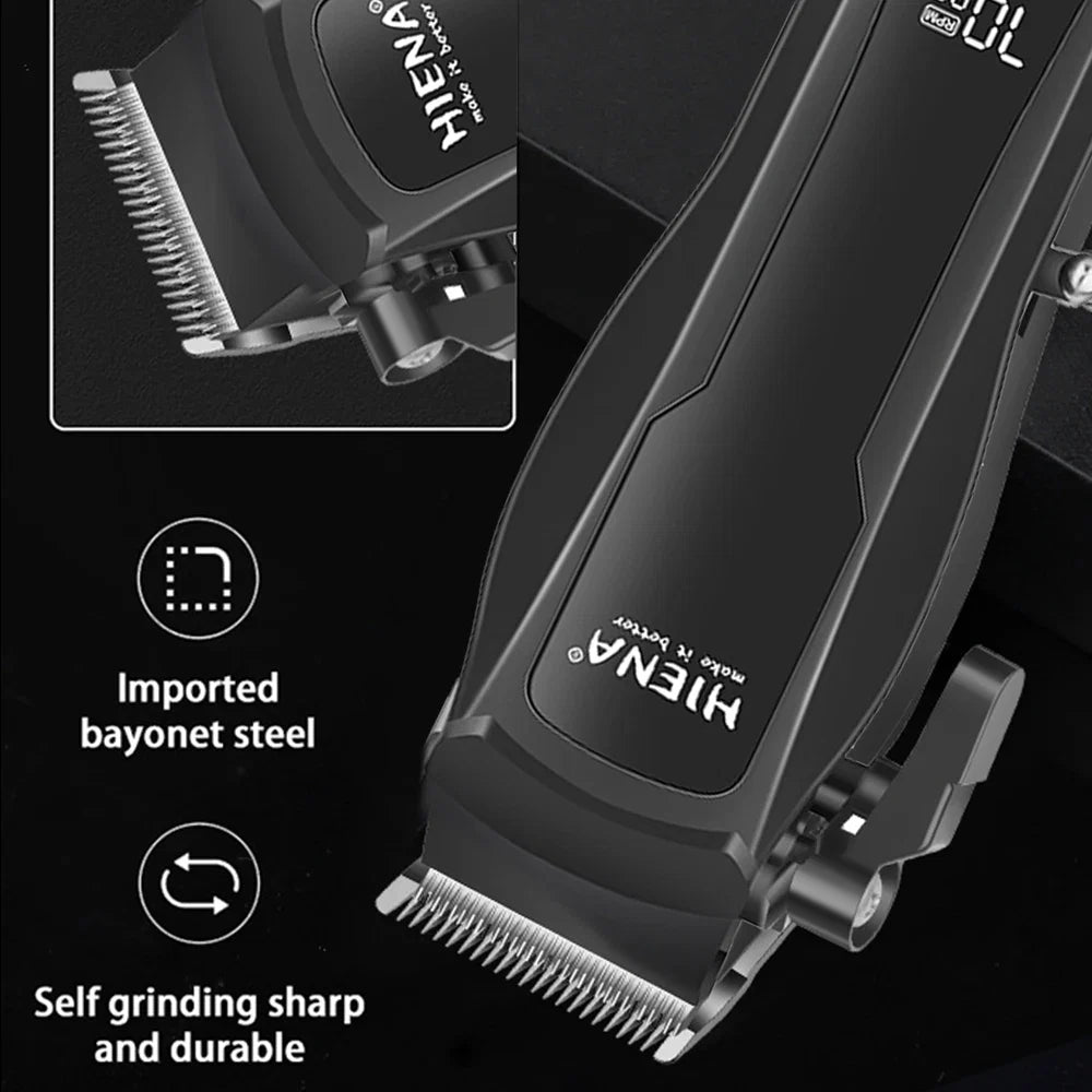 Hair Clippers for Men Professional Cordless Barber T-Blade Beard/Hair Trimmer Set Electric Razor Foil Shaver Nose Men's Hair Cut Noventix