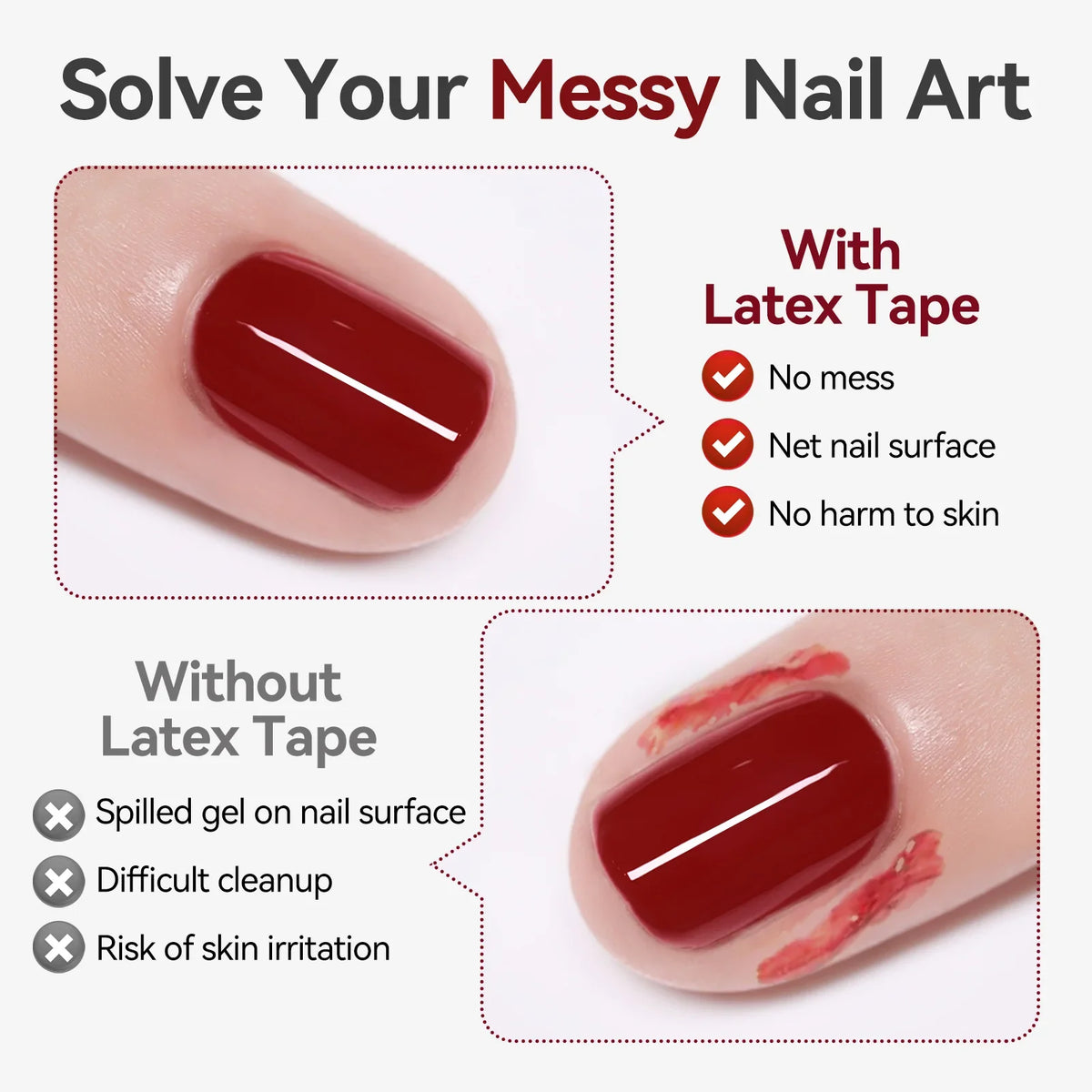BORN PRETTY 15ml Peel Off Nail Latex Tape Gel Nail Polish Anti-freezing Quick Dry No Need for Curing Nails Finger Protector Tool Blushimmer