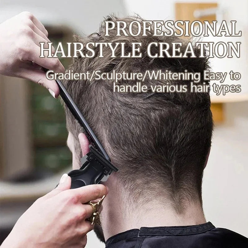 Kemei Electric Cordless Hair Trimmer KM-2299 with Base Electric Oil Head Thruster Carving Clippers Finish Hair Cutting Machine Noventix