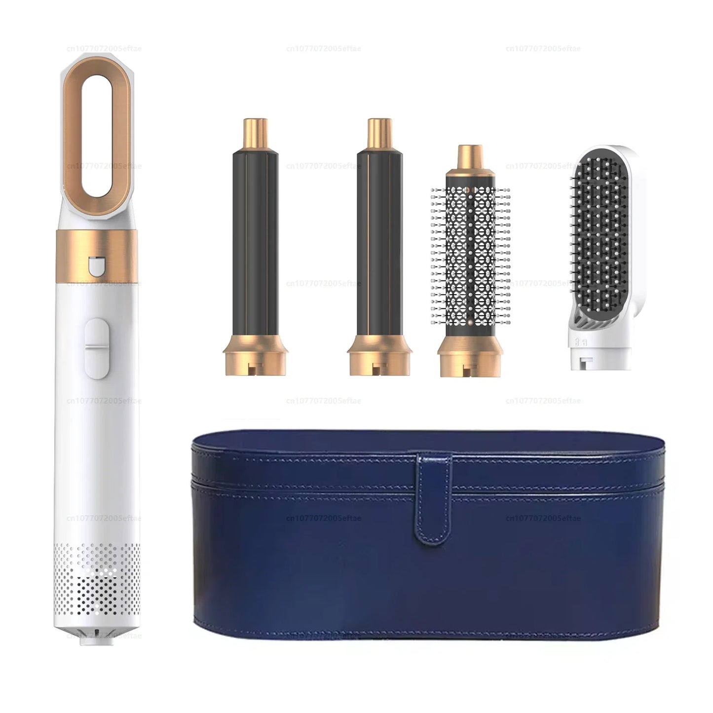 5 In 1 Styling Hair Dryer Electric Comb Negative Ion Professional Automatic Comb Curly Hair Straight Hair Comb Styling Tool Noventix