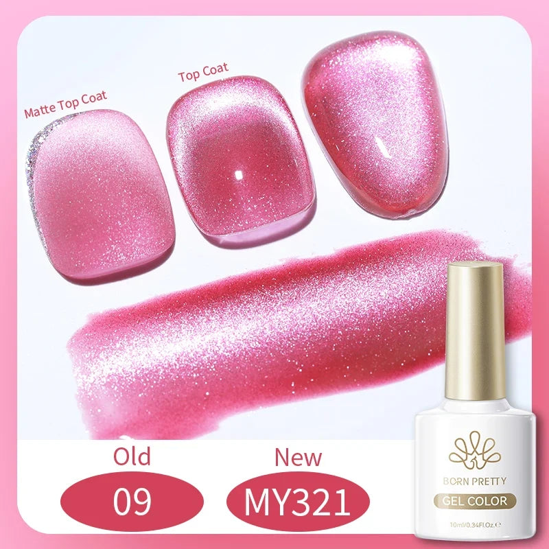 BORN PRETTY 117 Colors Cat Magnetic Gel Nail Polish 10ml Full Coverage Varnish Semi Permanent Super Gorgeous Nails Manicure Blushimmer