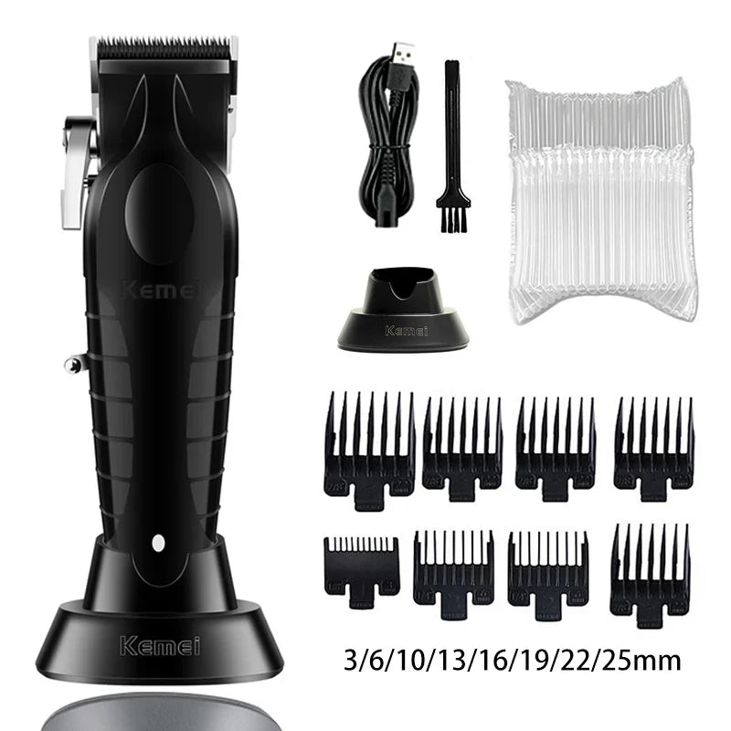 Kemei KM-2296 KM-2299 KM-1102 Hair Clipper Kit Men's Electric Shaver Hair Trimmer Machine Professional Hair Cutting Machine Phones Icon