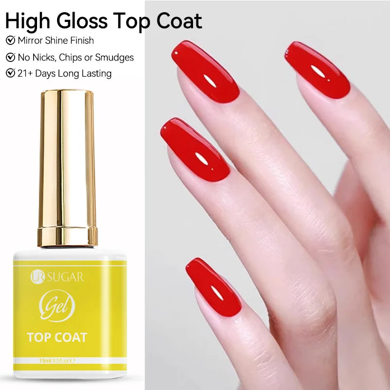UR SUGAR 15ml Jelly Milky White Translucent Color Gel Polish Semi Permanent UV Gel Nail Art Soak Off Gel Varnish Latest Fashion Blushimmer