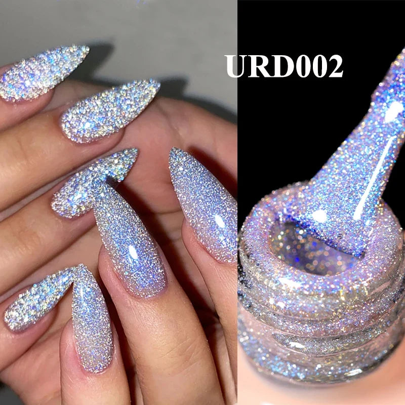 UR SUGAR 15ml Jelly Milky White Translucent Color Gel Polish Semi Permanent UV Gel Nail Art Soak Off Gel Varnish Latest Fashion Blushimmer