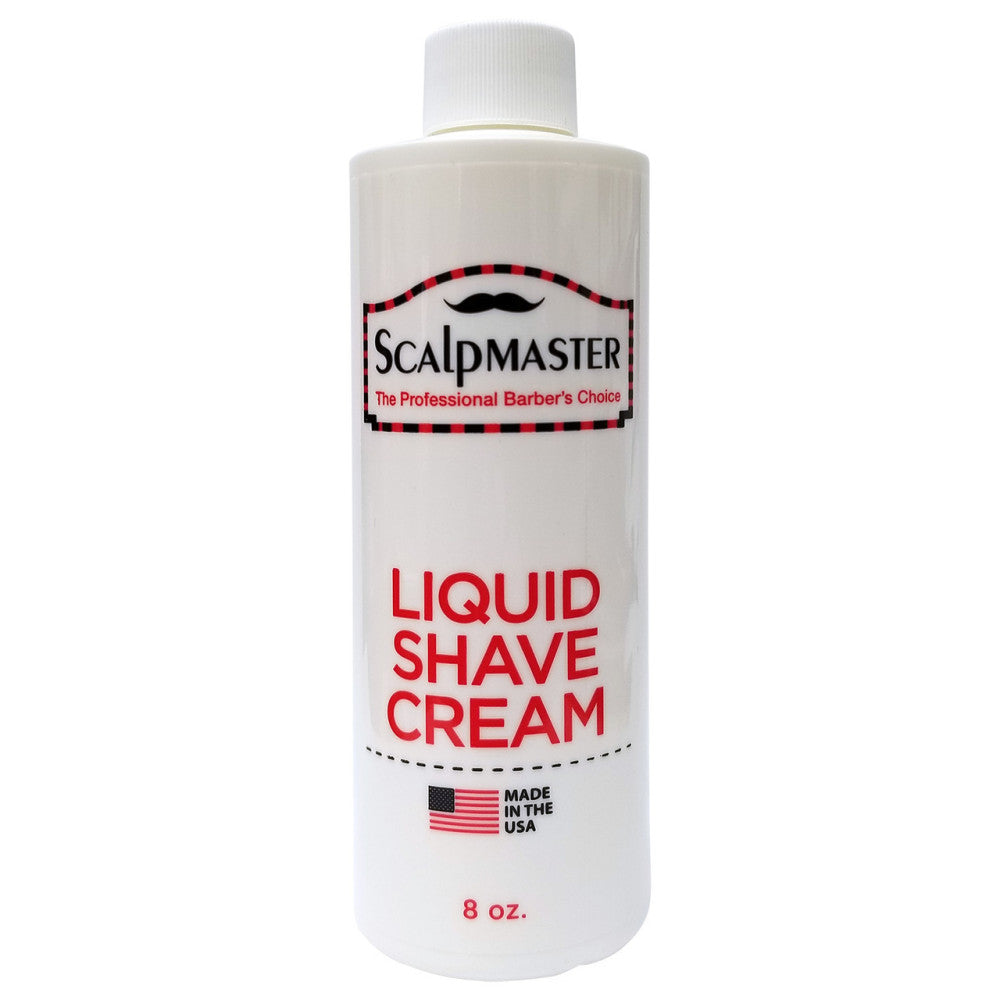 SCALPMASTER LIQUID SHAVE CREAM 8OZ N.O.S. Barber Supply