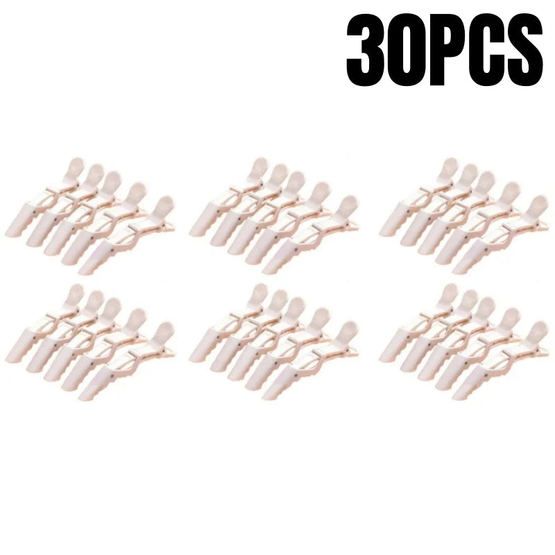 5-30Pcs Alligator Hair Clips Hairdressing Clamps Plastic Hair Claw Professional Barber Salon Styling Hairpins Hair Accessories