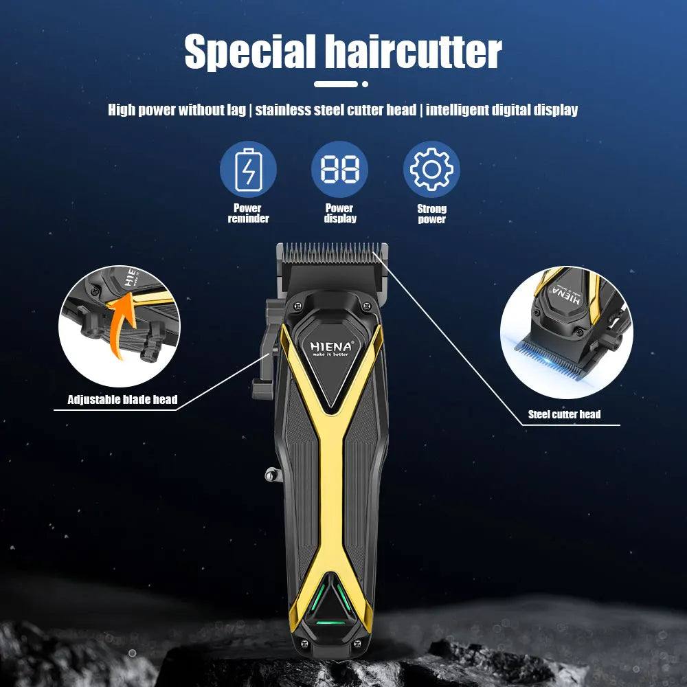 1/2/3/5-Piece Cordless Professional Men's Grooming Set Cordless Rechargeable hair Shaver trimmer Portable PrecisionTools Noventix