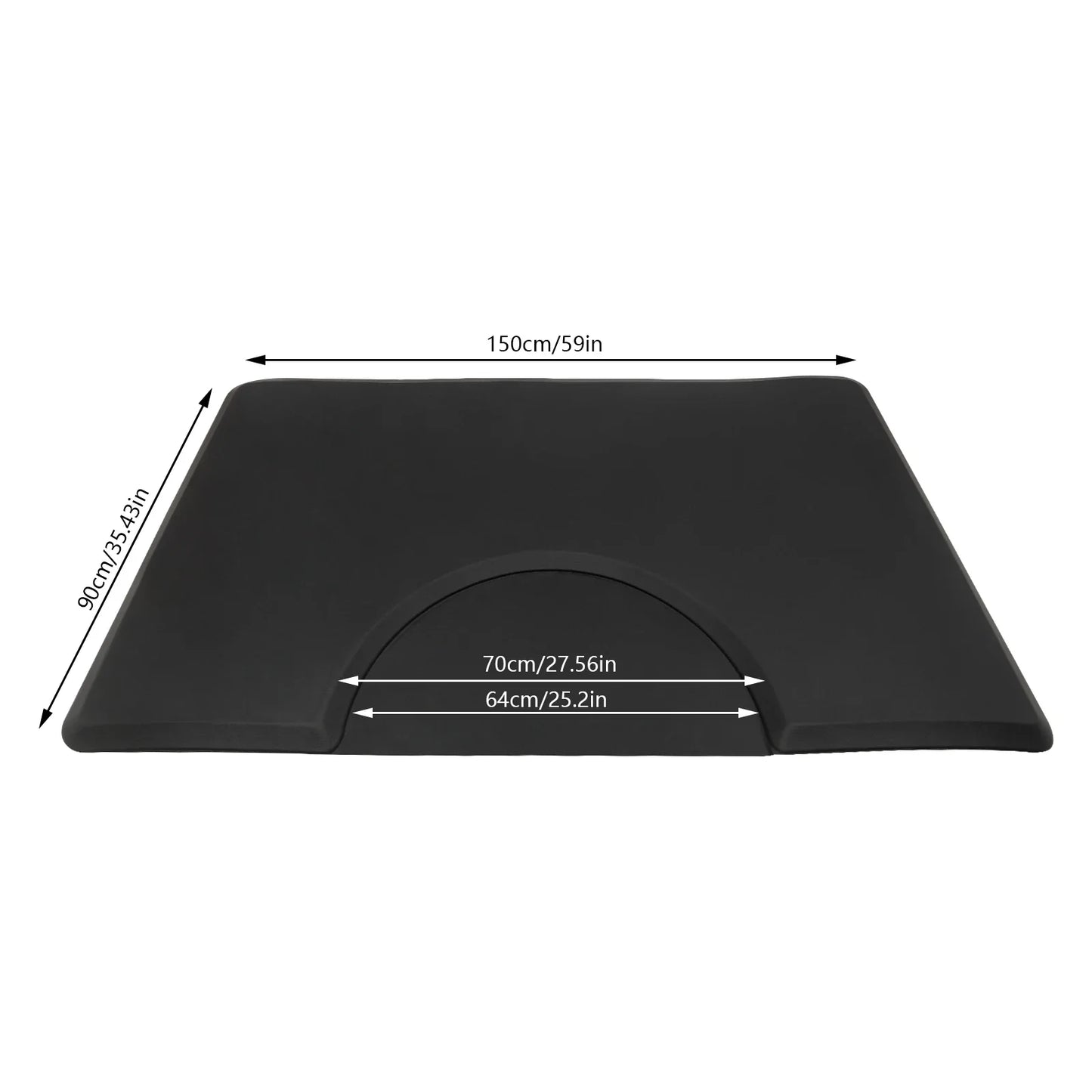 Barber Chair Mat Anti Slip Floor Pad for Hairdressers Ergonomic S And B Enterprise