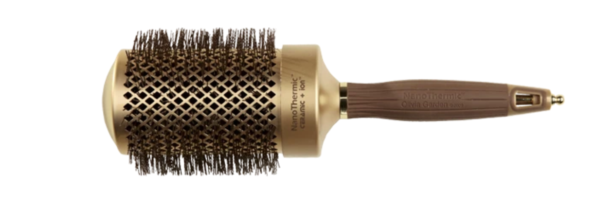 Olivia Garden NanoThermic Ceramic + Ion Round Thermal - NT-64 (2 3/4") The Beauty Box