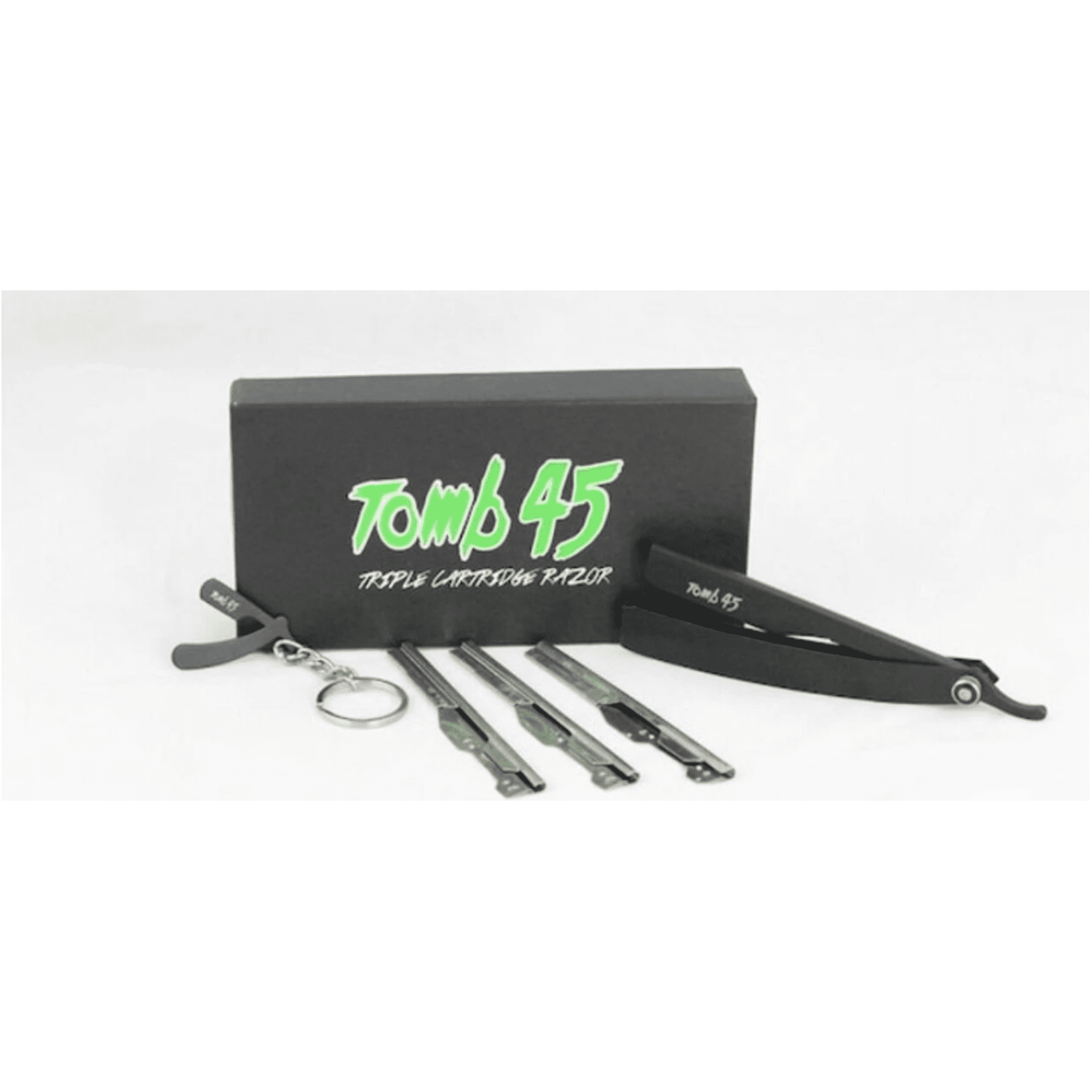 Tomb 45 Triple Cartridge Razor Handle - Black Pasteur Pharmacy