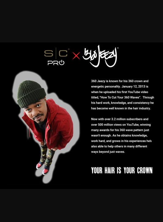 S|C x 360 Jeezy Professional Hair Clipper with IN2 Vector Motor