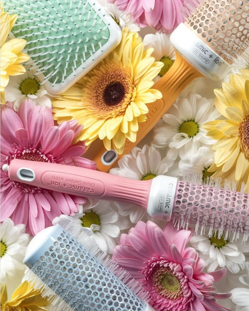 Olivia Garden Ceramic + Ion Pastels Thermal Brush - CIXLPROLPS The Beauty Box