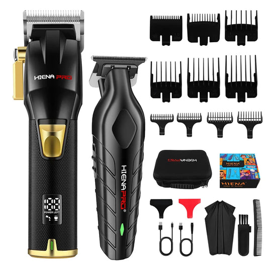 hiena Kemei Hair Trimmer Hair Clipper Professional Barber Trimmer Electric Shaver Hair Cutting Machine Rechargeable Trimmer Men Noventix