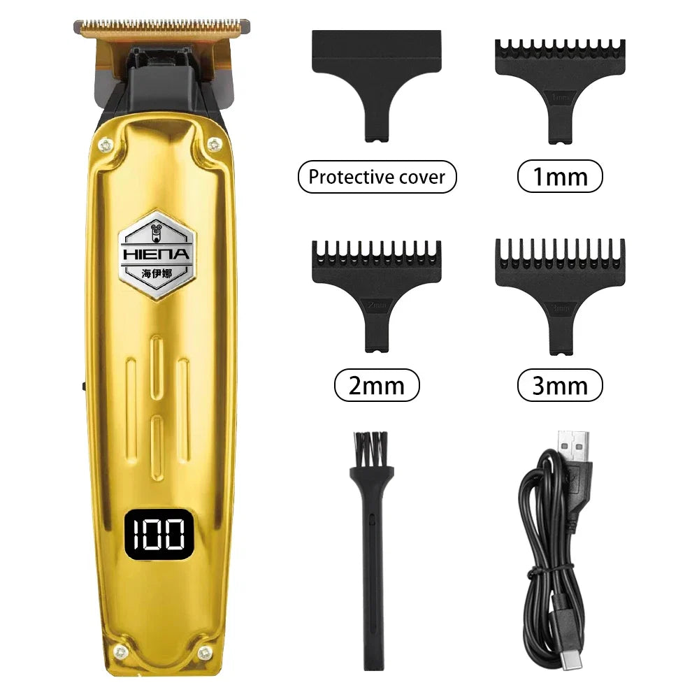 hiena hair Clipper Electric Hair Cutting Machine Cordless Haircut Machine Rechargeable Hair Trimmer Portable Trimmer for men Noventix