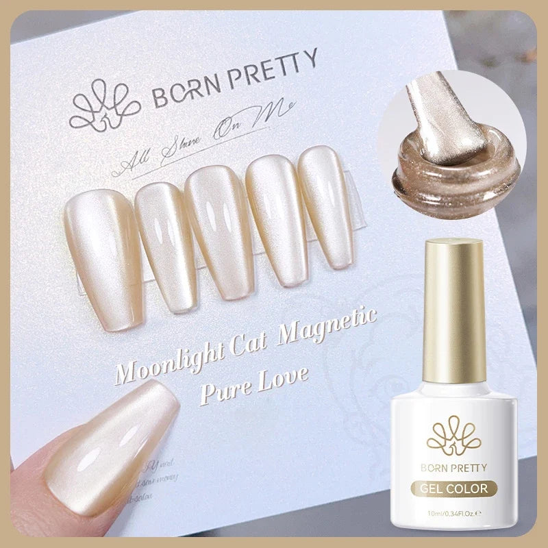 BORN PRETTY 117 Colors Cat Magnetic Gel Nail Polish 10ml Full Coverage Varnish Semi Permanent Super Gorgeous Nails Manicure Blushimmer