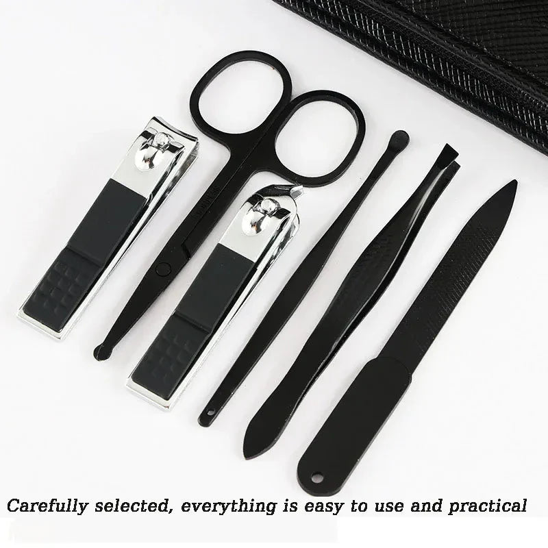 Special Nail Clippers Manicure Beauty Tools 6 Piece Portable Household Nail Scissors Set Household High End Mens And Womens WTN Essentials