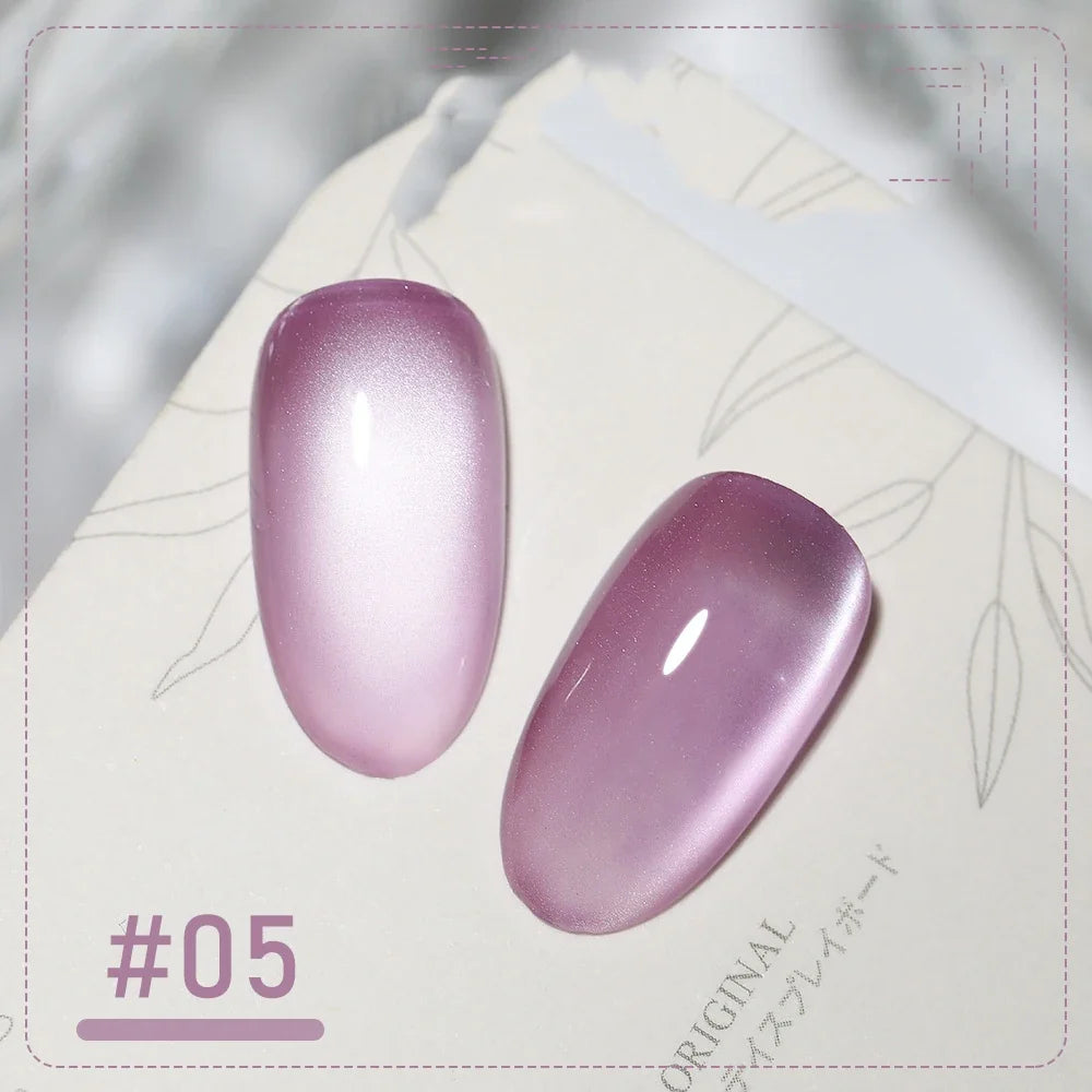 XEIJAYI Pink Cat Eye Gel Nail Polish Ceramic Magnetic Gel UV Semi-permanent Enamels Varnish Nail Supplies For Professionals Gel Blushimmer