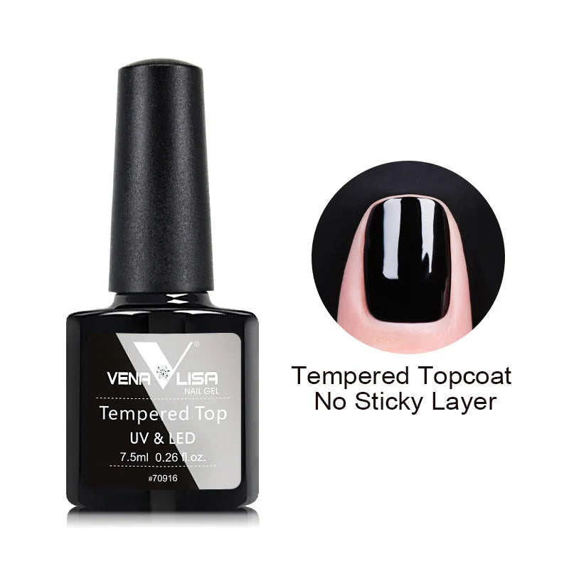 VENALISA 3-in-1 UV Gel Polish One-Step Gel Lacquer Organic Soak off Nail Art Varnish for LED/UV Light New Arrival Nail Salon Blushimmer