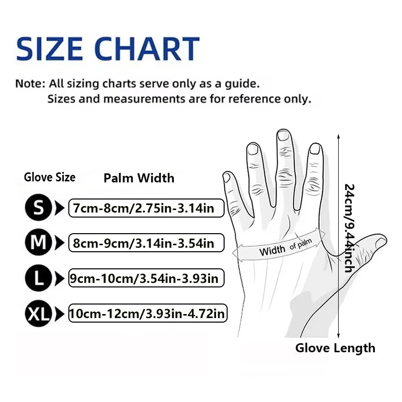 20/50/100PCS Disposable Black Nitrile Gloves – Latex-Free, Powder-Free Cleaning, Tattoo, Hairdressing & Household Use WTN Essentials