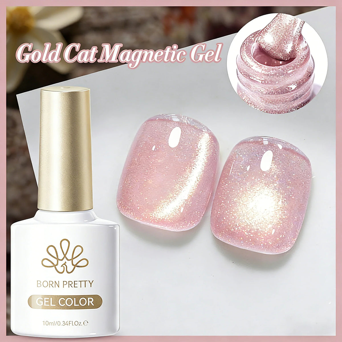 BORN PRETTY 117 Colors Cat Magnetic Gel Nail Polish 10ml Full Coverage Varnish Semi Permanent Super Gorgeous Nails Manicure Blushimmer