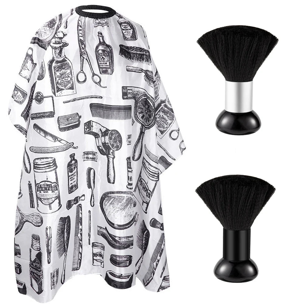 1/2PCS Professional Hair Cutting Apron Salon Barber Cape Hair Cutting Waterproof Cloth Hair Cutting Apron Barber Accessories Emzius