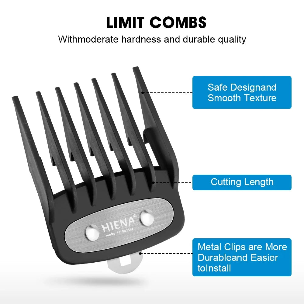 New Version Clipper Guards Set Compatible with Most Wahl Clippers with Holder Clipper Professional Hair Clipper Combs Guides Noventix