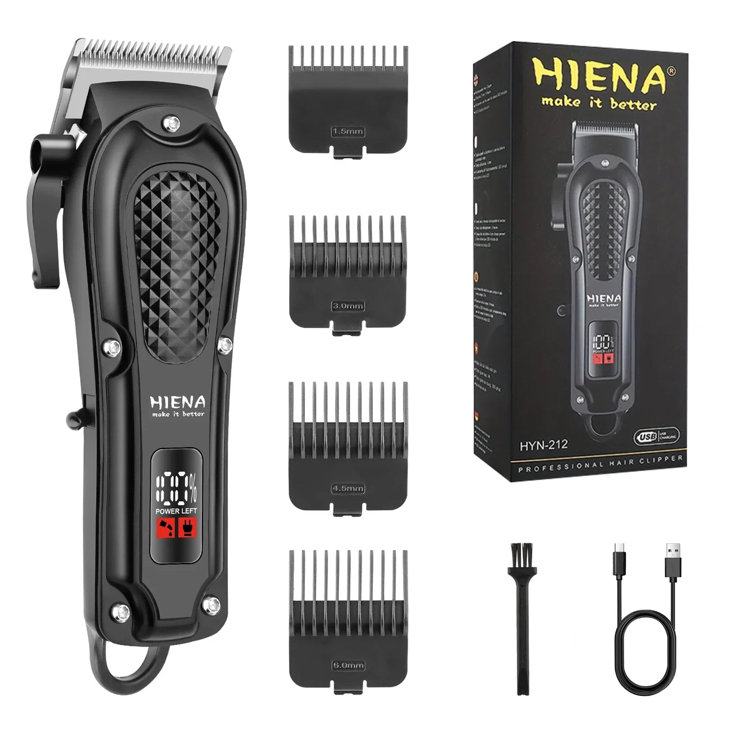 HIENA hair clipper Shaver Professional electric scissors push Barber shop hair trimmers Hair cutting machine trimmer for men Noventix