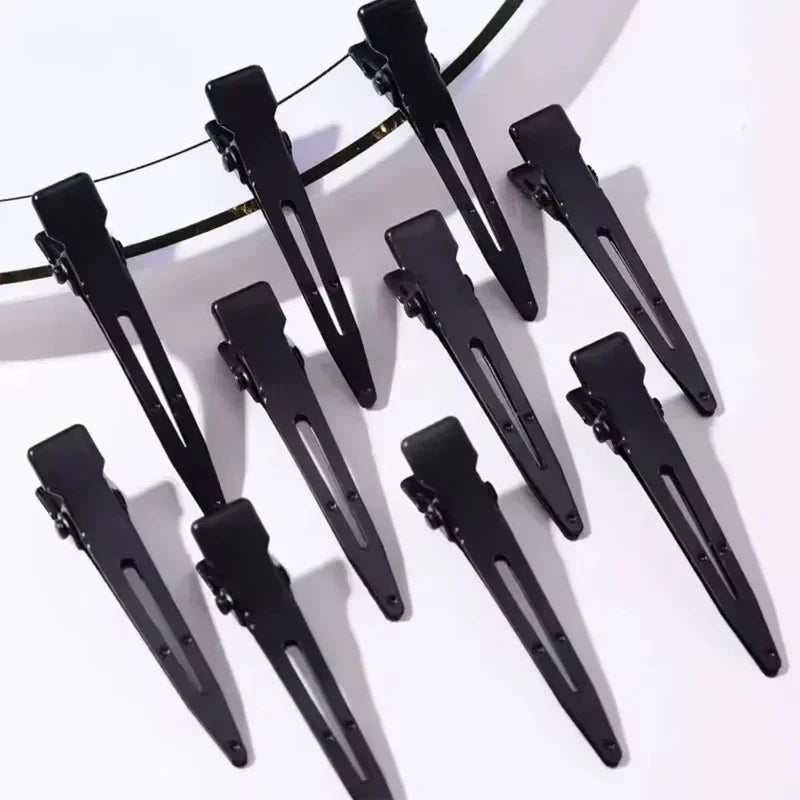 10PCS Black Duckbill Hair Clips Nonslip Alligator Hair Clips Barber Salon Styling Dying Hair Accessories Game On Interactive LLC (OnlyTenBucks.com)