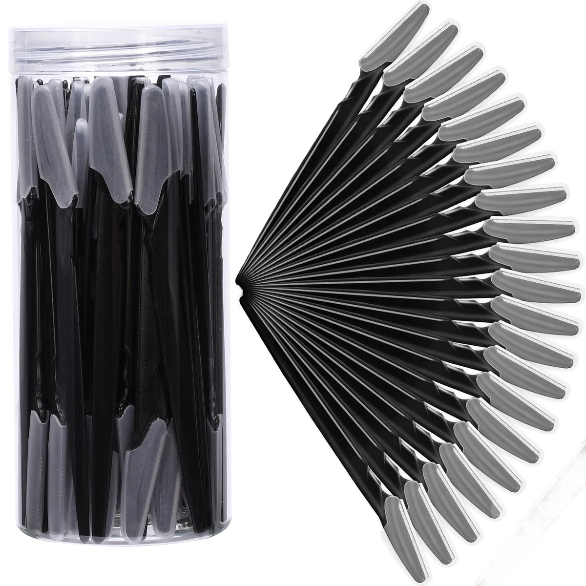 5/10/30/40 Pcs Eyebrow & Face Razor Set for Women and Men – Precision Hair Trimmer & Shaver with Protective Cover | Safe Facial Hair Remover WTN Essentials