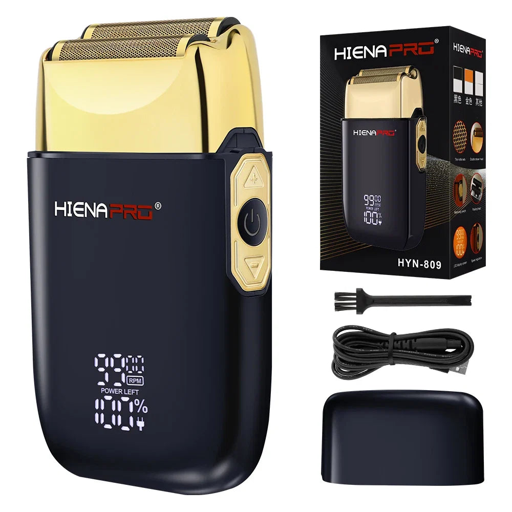 HIENA Hair cutting machine Hair clipperRechargeable Pro Electric Shaver For Men Hair Beard Electric home appliance Christmas Noventix