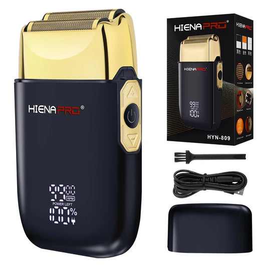HIENA Hair cutting machine Hair clipperRechargeable Pro Electric Shaver For Men Hair Beard Electric home appliance Christmas Noventix