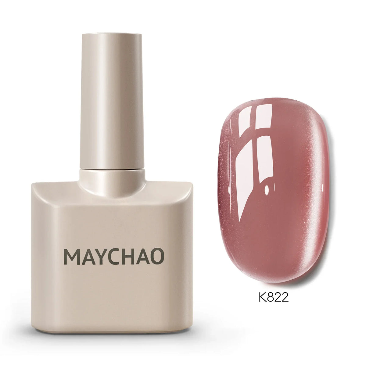 MAYCHAORomantic Galaxy Cat Eye Gel Nail Polish With Magnet Soak off UV Holographic Magnetic Rainbow Gel Polish for Nail Manicure Blushimmer