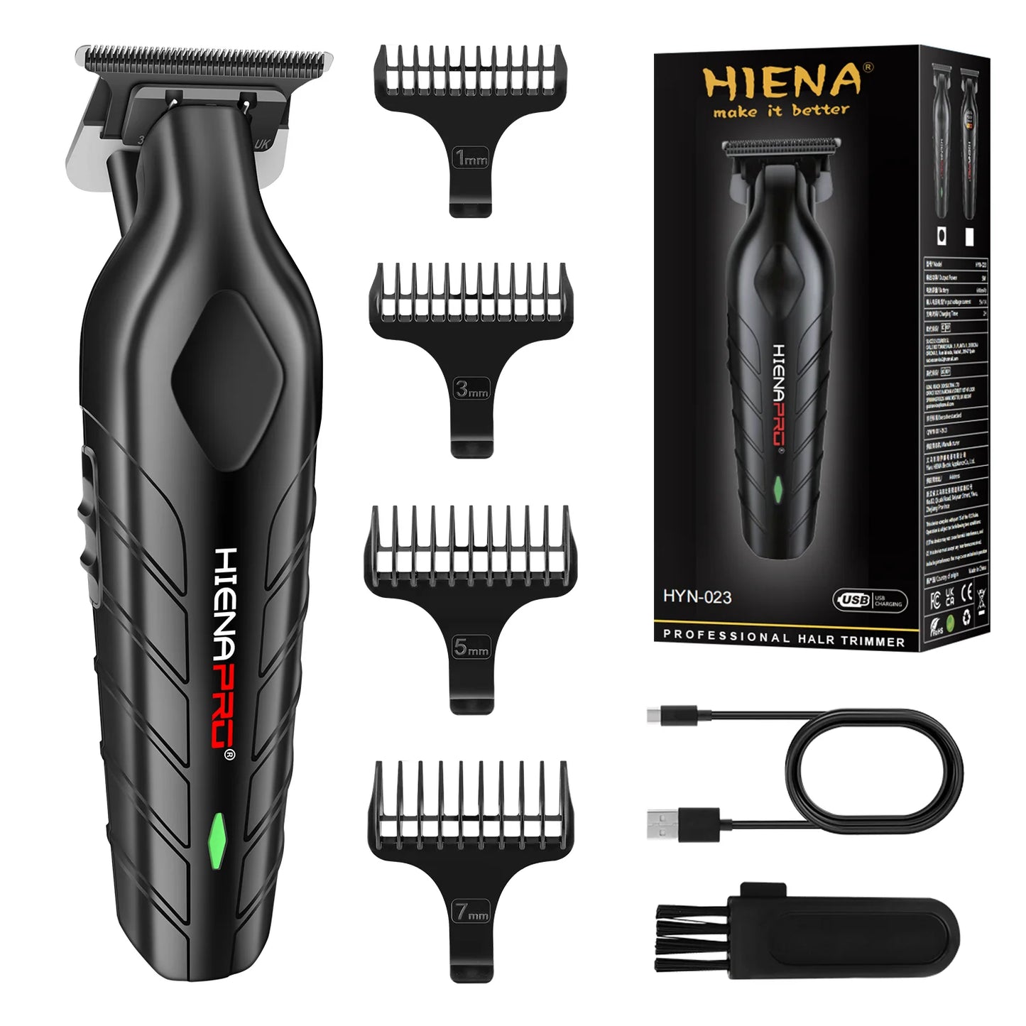 hiena Clipper Electric Hair Trimmer for men Electric shaver professional Men's Hair cutting machine Wireless barber trimmer Noventix