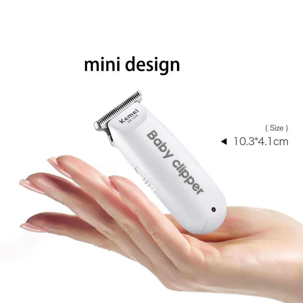 Kemei 1319 Portable Mini Kids Hair Cutting Machine Electric Baby Hair Trimmer Low Noise Hair Clipper Rechargeable Shaver Mute Noventix