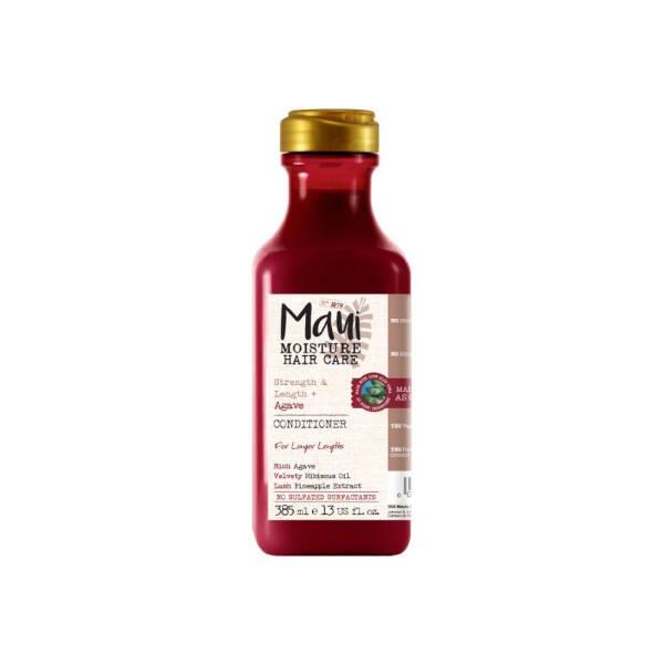 Maui Moisture Strength & Length Agave Conditioner 385ml - Nourishing Aloe Vera Hair Care for Damaged Hair Beauty Care Bag