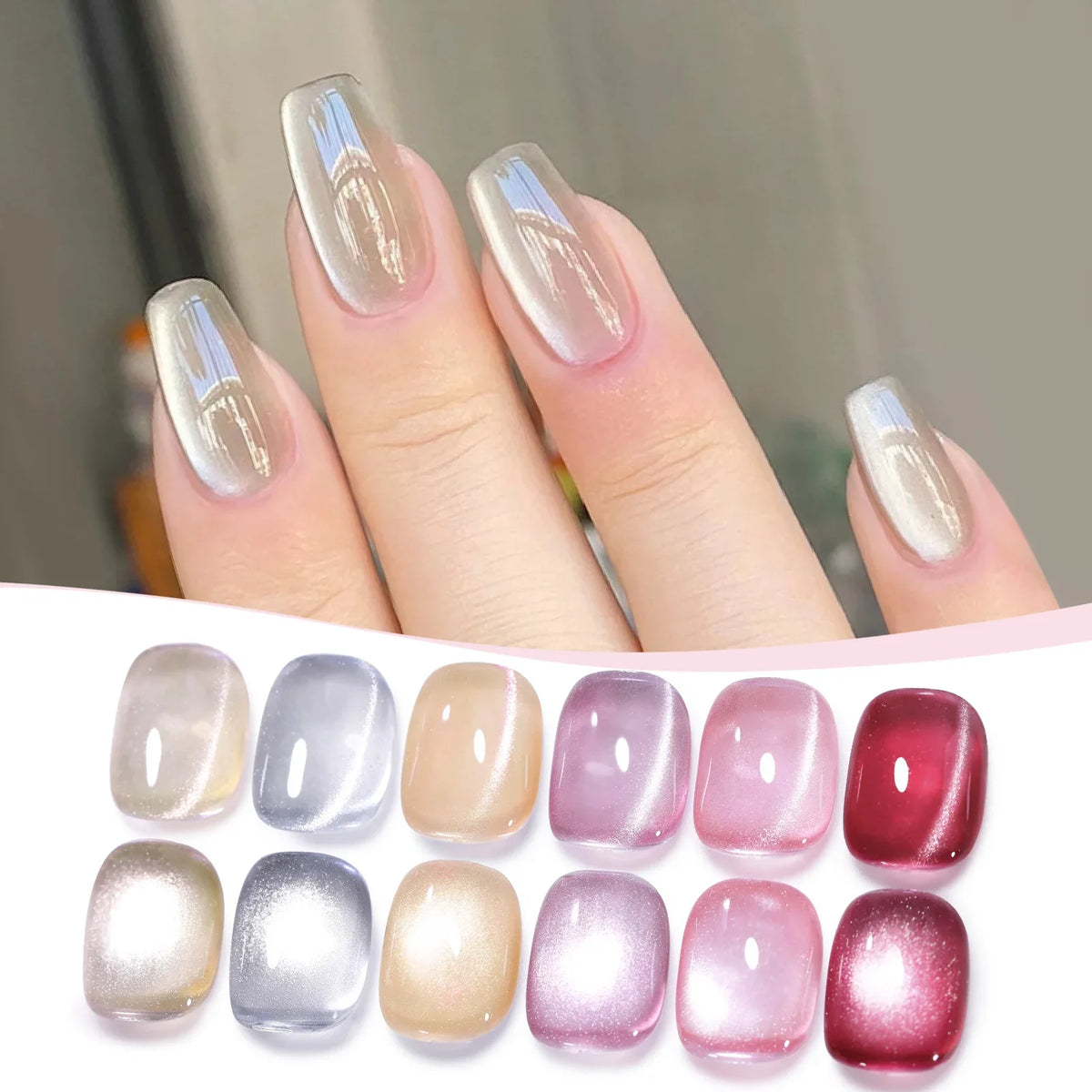 BORN PRETTY 117 Colors Cat Magnetic Gel Nail Polish 10ml Full Coverage Varnish Semi Permanent Super Gorgeous Nails Manicure Blushimmer