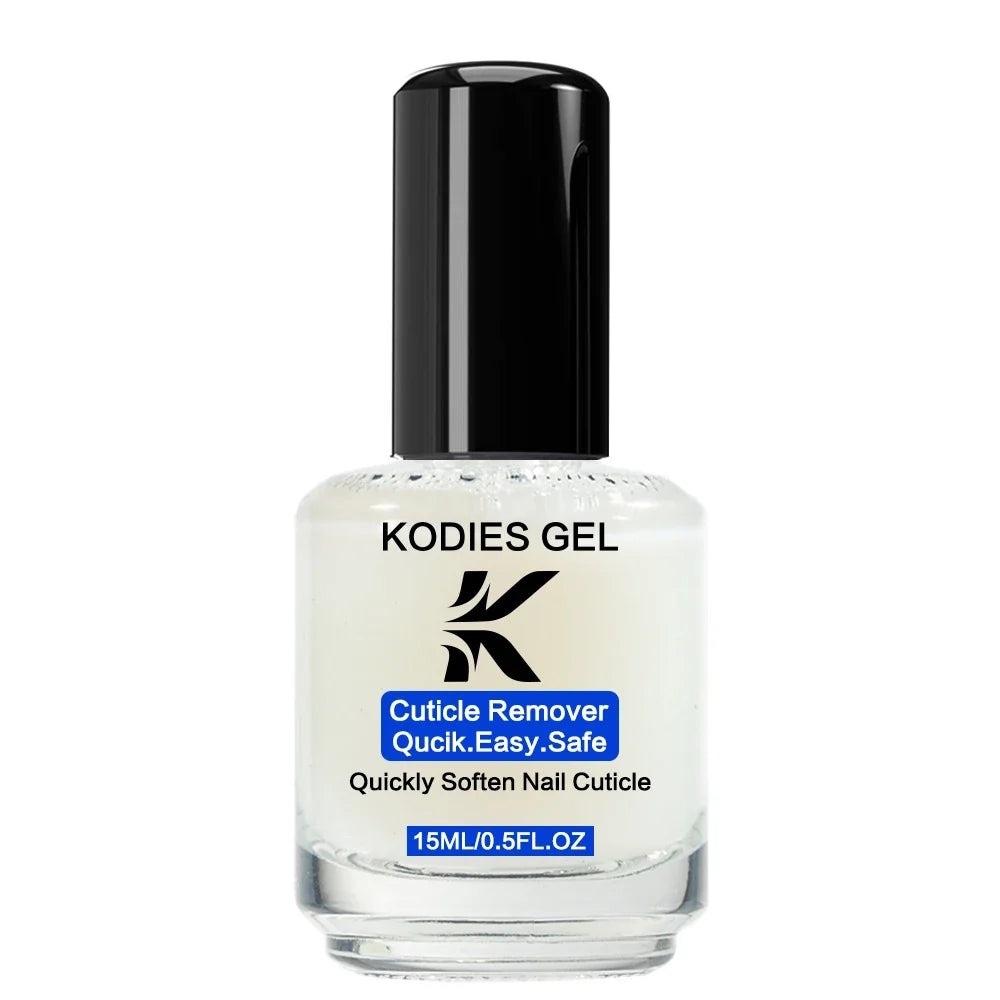 KODIES GEL Cuticle Remover 15ML Gentle Exfoliator Foot Cuticle Oil Softener Liquid Nail Art Treatment Manicure Repair Care Tools Blushimmer
