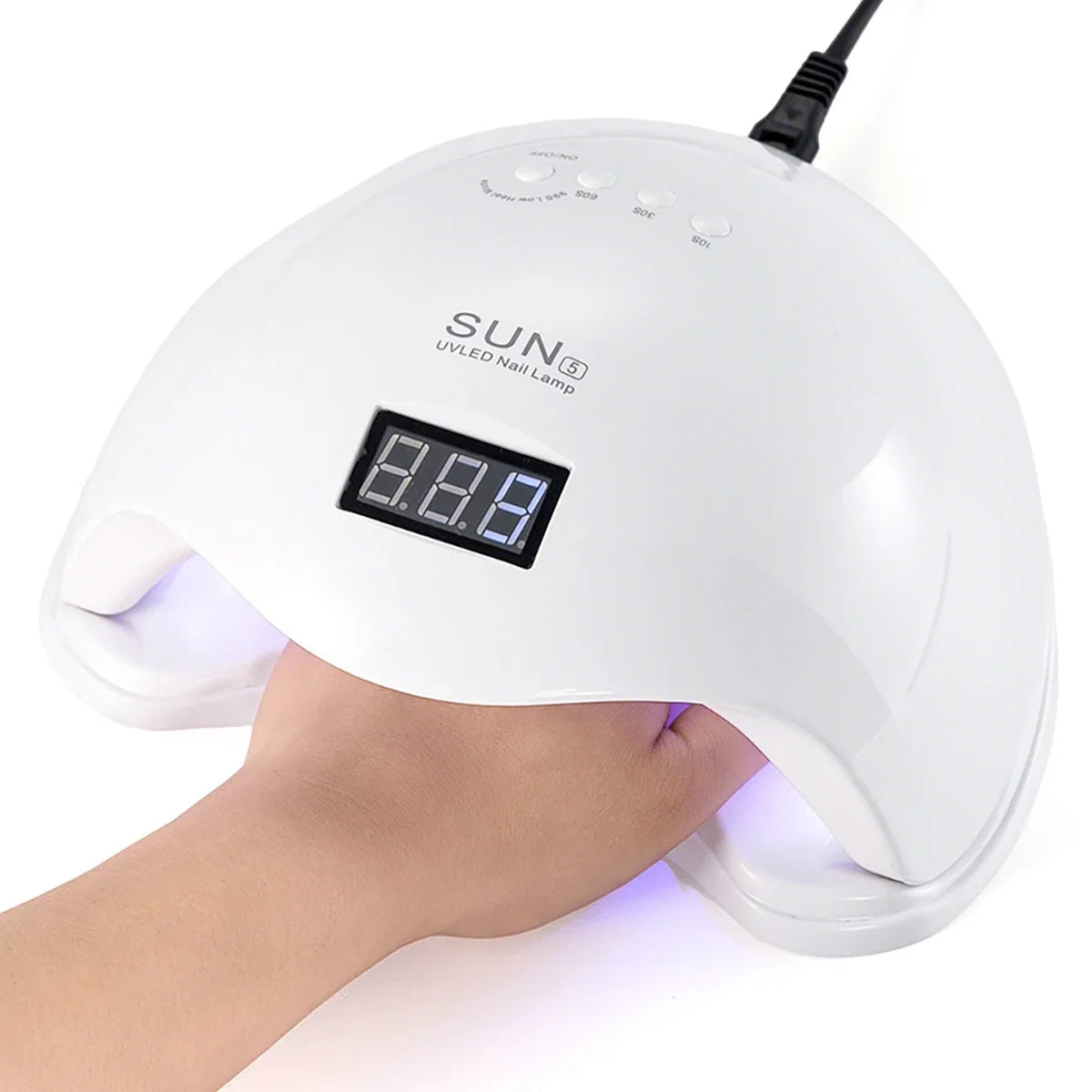 SUN5 UV LED Nail Lamp 48W Nail Dryer For Curing Gel Nail Polish With 4 Timer Automatic Sensor LCD Display Professional Nail Lamp Blushimmer