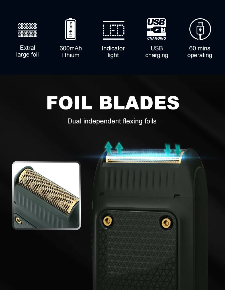 VGR V-353 Shaver Professional Razor Electric Shaving Machine Portable Beard Trimmer Rechargeable Razor Mini Shaver for Men Phones Icon