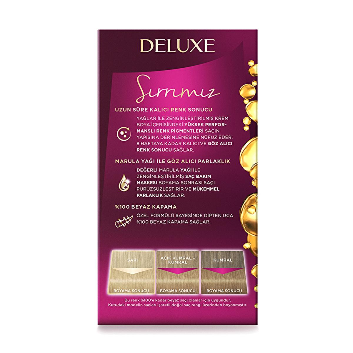 Palette Deluxe Hair Dye 9-0 Blonde - Long-Lasting Rich Color & Nourishment Beauty Care Bag