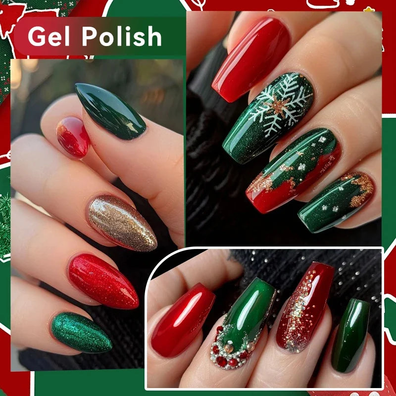 UR SUGAR 7ml All Season Gel Nail Polish Set Nude Pink Red Glitter Semi Permanent UV Gel Kits All For Manicure Soak Off Vernis Blushimmer
