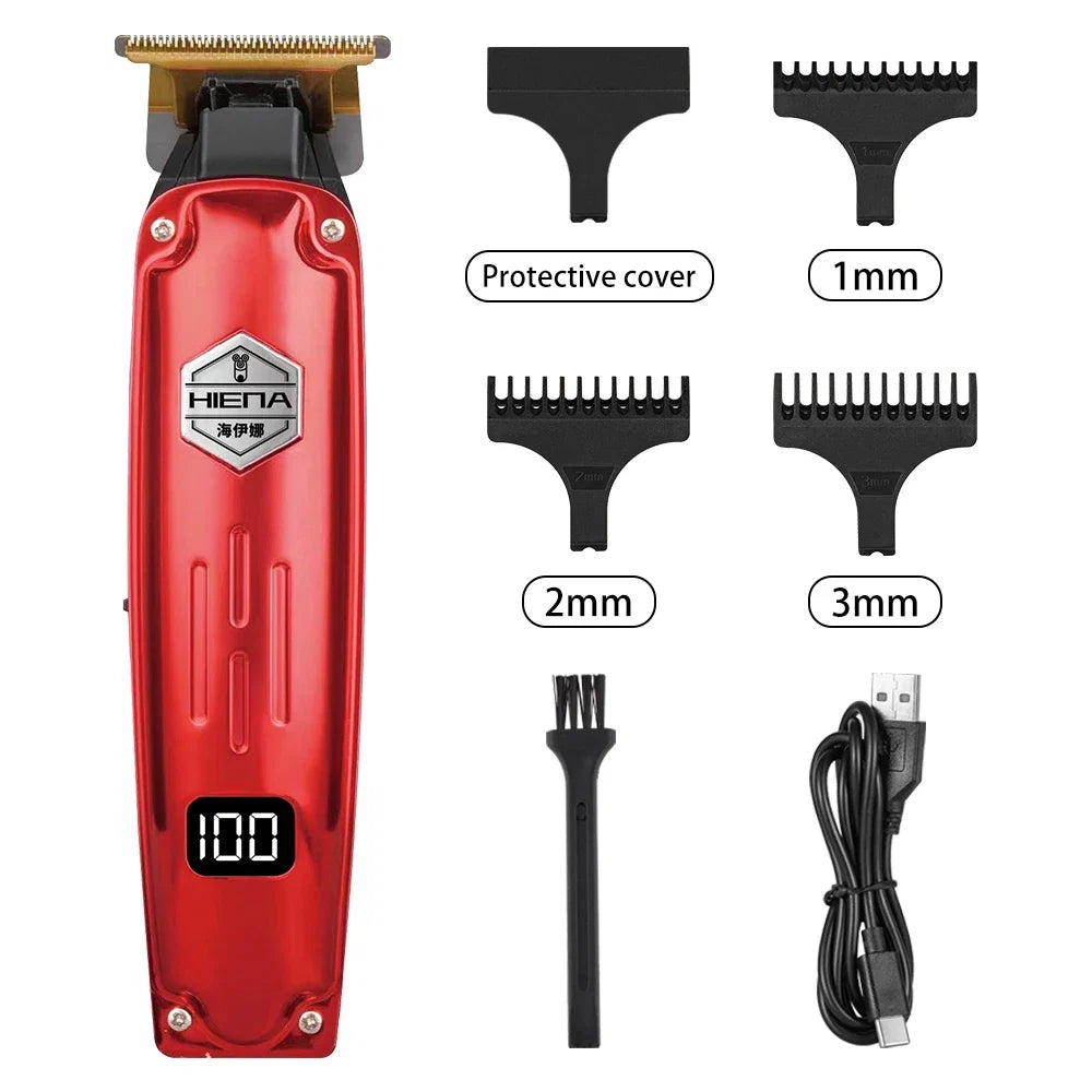hiena hair Clipper Electric Hair Cutting Machine Cordless Haircut Machine Rechargeable Hair Trimmer Portable Trimmer for men Noventix