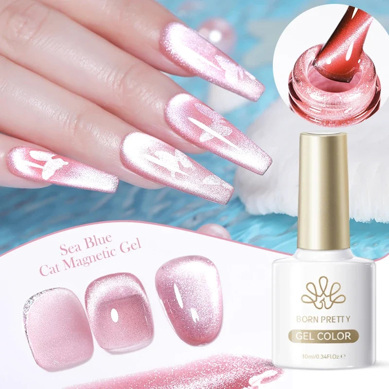 BORN PRETTY 117 Colors Cat Magnetic Gel Nail Polish 10ml Full Coverage Varnish Semi Permanent Super Gorgeous Nails Manicure Blushimmer