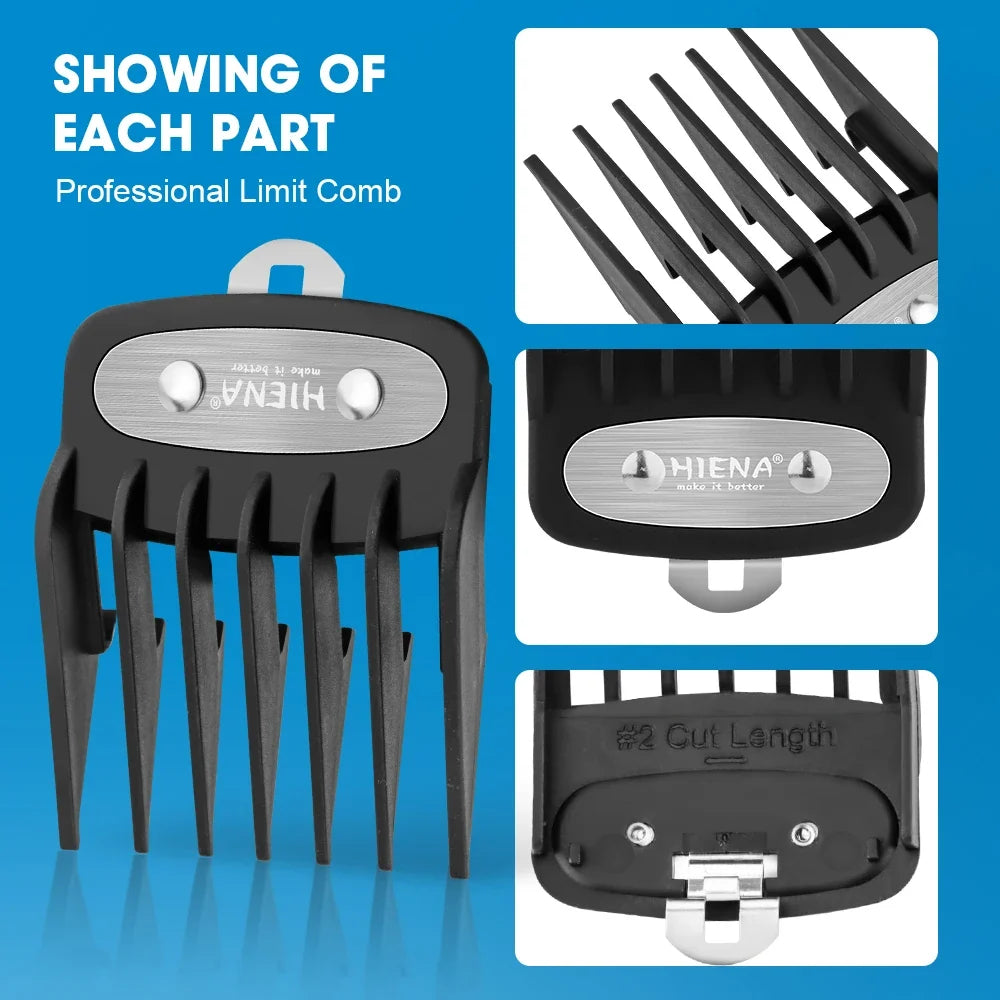 New Version Clipper Guards Set Compatible with Most Wahl Clippers with Holder Clipper Professional Hair Clipper Combs Guides Noventix