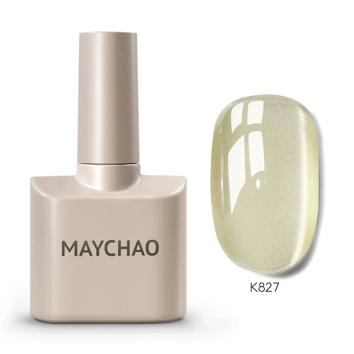 MAYCHAORomantic Galaxy Cat Eye Gel Nail Polish With Magnet Soak off UV Holographic Magnetic Rainbow Gel Polish for Nail Manicure Blushimmer