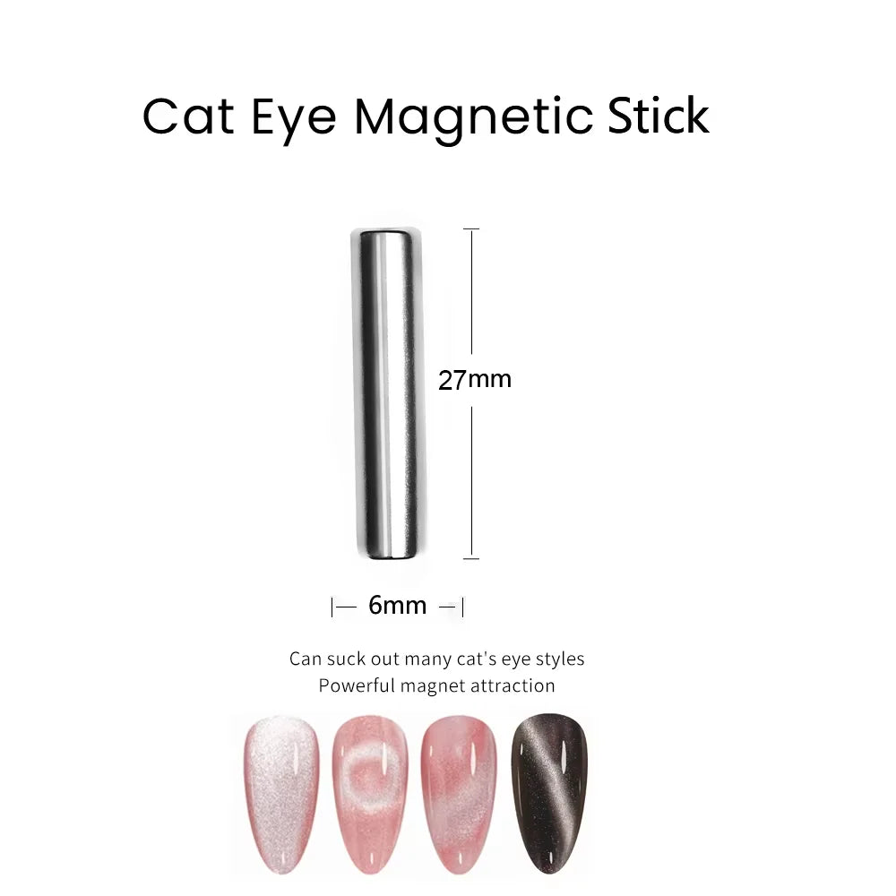 MAYCHAORomantic Galaxy Cat Eye Gel Nail Polish With Magnet Soak off UV Holographic Magnetic Rainbow Gel Polish for Nail Manicure Blushimmer