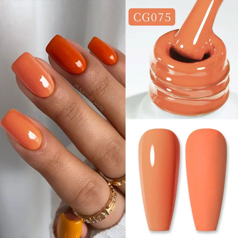 BORN PRETTY 10ml Blood Red Jelly Gel Nail Polish Halloween Nails Art Gel Polish Sheer Translucent Nail Gel for Winter Manicure Blushimmer