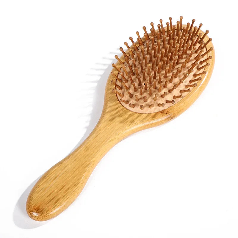 New Sdottor Wooden Bamboo Hair Brush Air Massage Comb Anti-static Scalp Combs Airbag Hairdressing Healthy Reduce Hair Loss Styli WTN Essentials