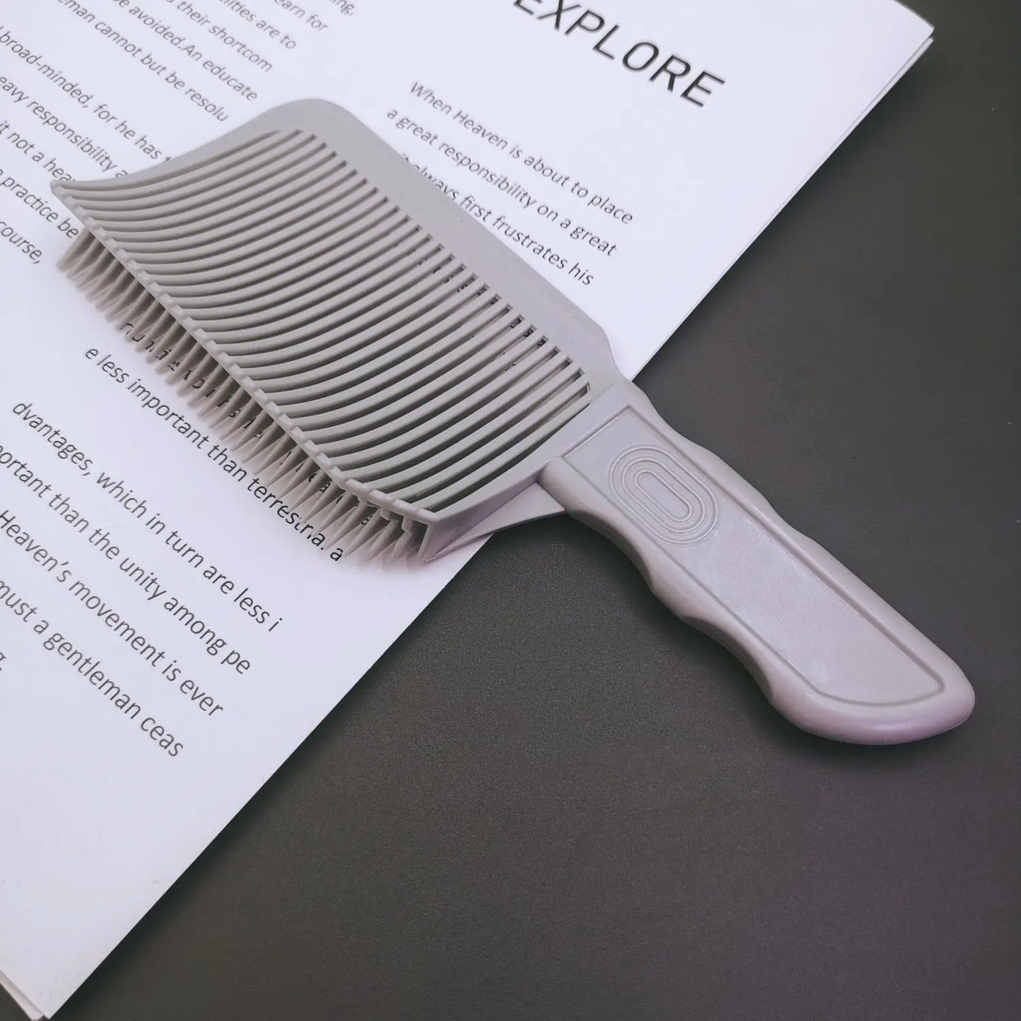 1/3Pcs Barber Hair Comb Kit Flat Top Hair Cutting Fading Stying Fade Comb  Men Fade Brush Salon Hair Tool Accessories Silcy Skin