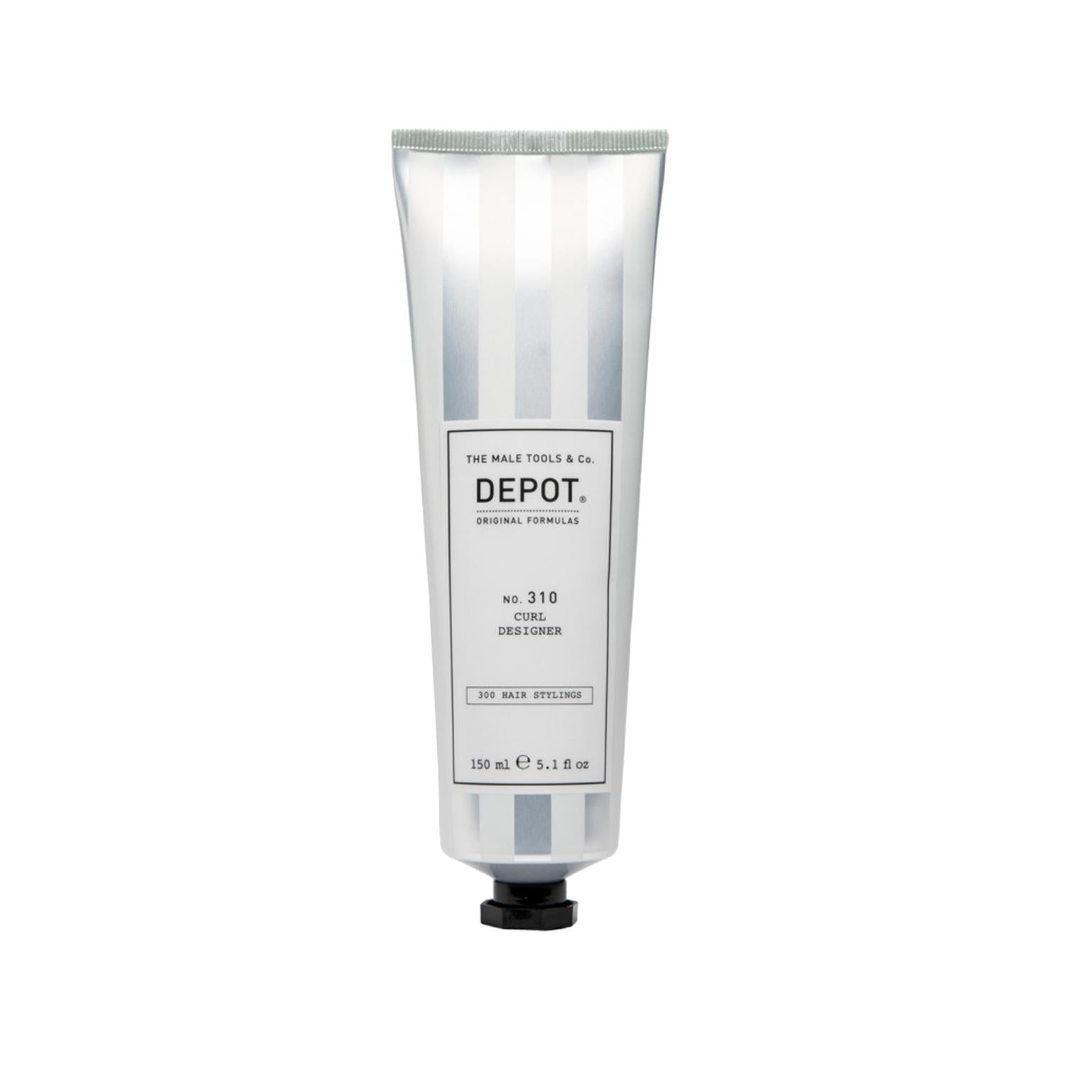 Depot No. 310 Curl Designer Curl Enhancing Cream - 150ml, Improves Curl Definition & Texture Beauty Care Bag